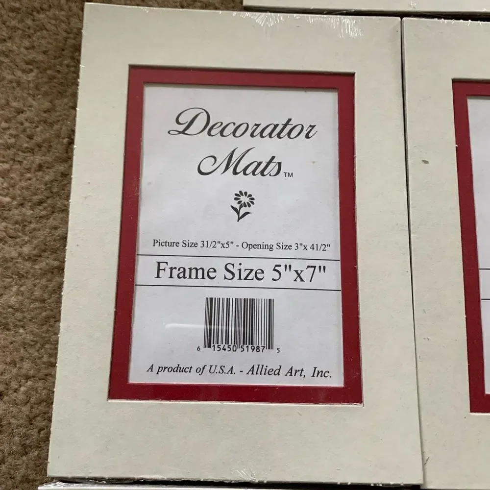 5 Frame Size 5”x7” Decorator Mats *New*